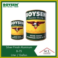 ➥ ∦ ۞ BOYSEN Silver Finish Aluminum Paint B-75 Liter