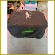 ▥ ❈ ◫ Alloy Top Box Cover 60-65 Liters Alloy Cover Sideview White AKIOKI Waterproof & With Snap Loc