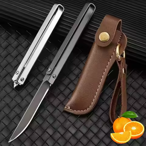 M390 Stainless Steel Folding Knife High Hardness Multifunctional Fruit Knife Window Breaking Surviva