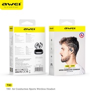 Awei T80 Air Conduction Bluetooth Earbud Open Wireless Earbud