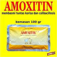 Chicken Medicine Colibacillosis AMOXITIN 100 gr MEDION