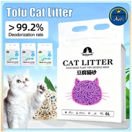 6L Tofu Cat litter Deodorizing Bentonite Cat Litter Strong Clumping OrganicCat Litter