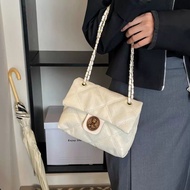 Bag Messenger Bag New Style Fashion Shoulder New Style 2025 Grid Matching Diamond Premium Version Sl
