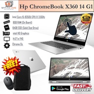 HP 14 G1 Premium Chromebook X360, Touchscreen, 8th Gen Intel Core i5-8350U, 8GB DDR4 RAM, 64GB