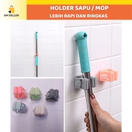 GANTUNGAN Broom MOP Broom Hanger Holder Broom TOOL MOP Broom Hanger HANDLE Hook STICK Hanger