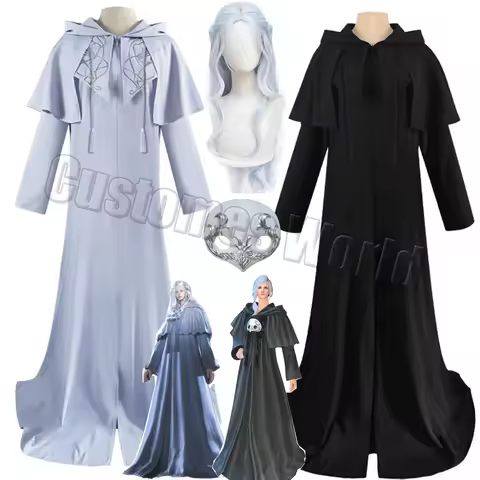 Games Endwalker FFXIV FF14 Cosplay Costume Ancient Emet Selch Dresses Hythlodaeus Sophist's Robe INA