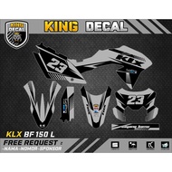Decal KLX BF KLX OLD KLX S DECAL KX CUSTOME DECAL KLX BF 150L 11