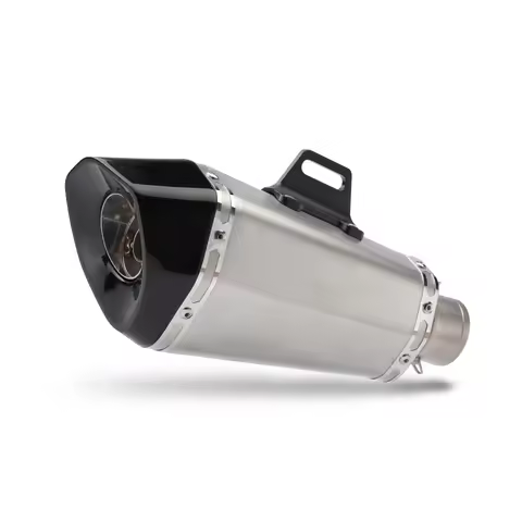 51mm Universal Motorcycle Exhaust Modify Stainless Big Cone Hexagon Muffler FOR gsxr600 CB500X Z400