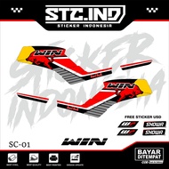 HONDA STRIPING STICKER WIN 100 29HONDA