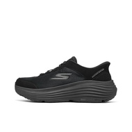 Skechers MENS GO Textile Synthetic Leather Low top Running Shoes Mens Black 220610-BBK