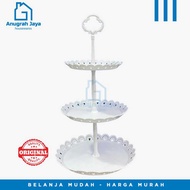 3-Tier Round Plastic Cake Stand TK-8123