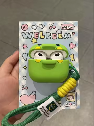 3D Cute Japan Cartoon Tamagotchi Boku Bluetooth Headset Cases For Apple Airpods 4 2024 3 Pro 2 Soft 