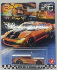 PROMO- HOT WHEELS PREMIUM BOULEVARD 2018 COPO CAMARO SS