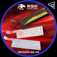 Madlions Mad 60He Magnetic Switch Mechanical Keyboard Mad68 Wired Mad60he Custom Mad68he