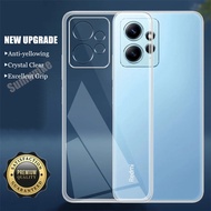 For Xiaomi Redmi Note 12 4G Soft Transparent Silicone Flexible Shockproof TPU Cover Skin Yellowing-R