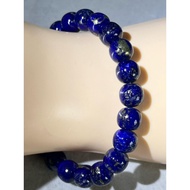#B858-1 100% Natural High Quality Lapis Lazuli Bracelet 9.1mm