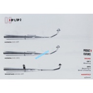 100% ORIGINAL CJ IPOH OP1 OP2 OP3 OPEN 25MM 28MM RACING EXHAUST PIPE EX5 / EX5 DREAM EKZOS PAIP BGS 