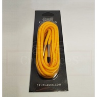 Yellow round shoelaces - Aglets Metal Iron - Crudlaces