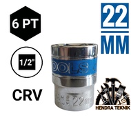 MATA 22mm CHROME SOCKET BIT 22mm RETAIL SOCKET WRENCH 22mm CHROME SOCKET BIT