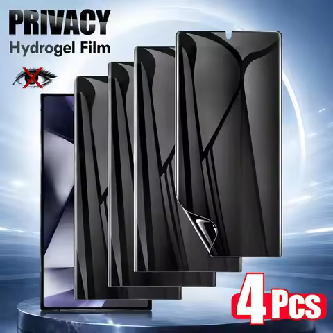 4PCS Anti Spy Hydrogel Film For Realme 5 6 7 8 9 10 11 Hydrogel Protector For Realme 5 Pro 6 Pro 7 P
