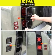 Land Rover Defender 90 110 2020 - 2024 rear smoked tail lamp light cover taillight bodykit body kit 