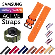 Samsung Galaxy Watch 4 classic Active 2 1 40mm 44mm Nylon Fahsion Strap Gear S3 S2 Sport watch band straps accessories