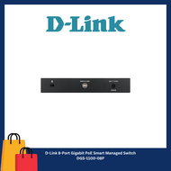 D-Link 8-Port Gigabit PoE Smart Managed Switch DGS-1100-08P