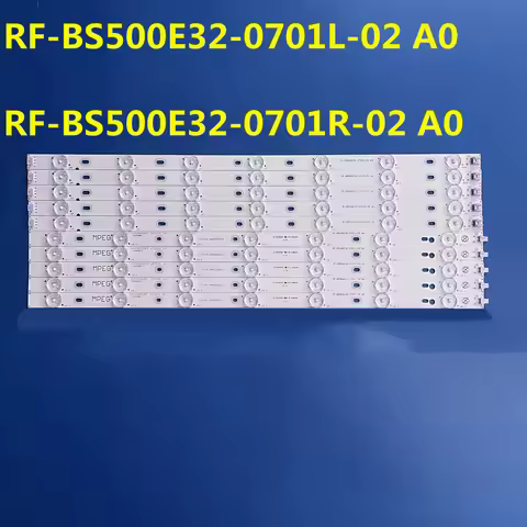 12PCS 3VLED Backlight Strip For RF-BS500E32-0701L-02 A0 RF-BS500E32-0701R-02 A0 D50A710 52M5030A 50S