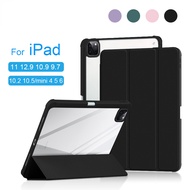 For iPad 10.2 9th 8th 7th 2018 2017 9.7 Case Smart Cover with Pencil Holder For iPad 10th Pro 11 12.9 M2 10.5 Air 4 5 Mini6