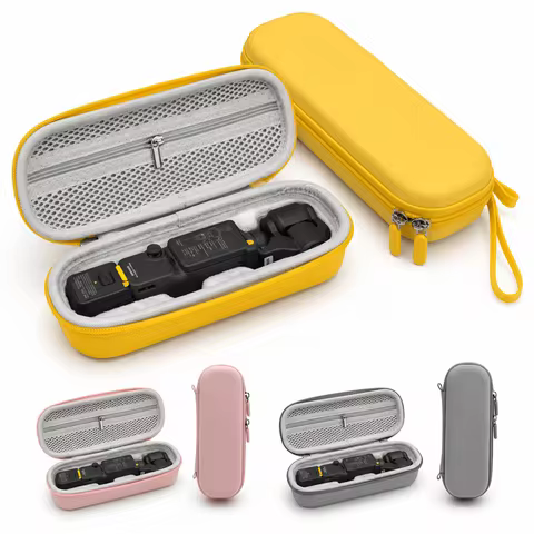 For DJI Osmo Pocket 4 Carrying Case for DJI OSMO Pocket 4 Accessories Portable PU Storage Small Prot