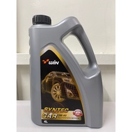 (oil change provided )win 5w40 fully synthetic engine  oil minyak engine minyak hitam