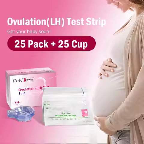 Pelvifine Bulk Ovulation Test Strips for Women, Ovulation Predictor Kit, Accurate Fertility Tests fo