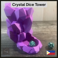 Crystal Dice Tower | Fantasy Gem Dice Roller for RPG & Board Games MTG D&D