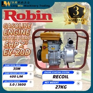 ROBIN EY-20D Gasoline Engine Water Pump 5.0HP 2'' 4-Stroke Engine