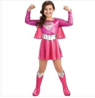 children hot pink suman girl dresshalloween cosplay party super hero suman costume with capebootsbel