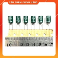 [ 25 pieces ] CAPACITOR D&M TK 16V 220UF 16V, 16V220UF, 220UF16V (size 8X11.5x5mm) audio capacitor T