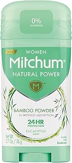 Mitchum Natural Power Deodorant for Women, Eucalyptus - 2.7 oz