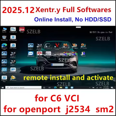 xentry 2025.12 passthru for openport j2534 SM2 xentry DAS install online xentry 2025.12 from vediam.