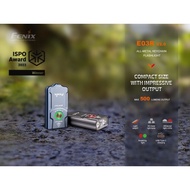 Fenix E03R V2 Dual Light Sources Keychain Flashlight [500 Lumens, USB-C Rechargeable]