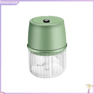 /LO/ Small Quantity Food Chopper Electric Garlic Chopper Portable Usb Rechargeable Mini Food Chopper Easy One-button Operation for Garlic More Energy-saving Kitchen Gadget