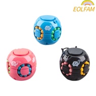EOLFAM Magic Bean Cube Spinner, Plastics Finger Gyro Rotating Ball,  Rotating Ball Finger Spinner Gy