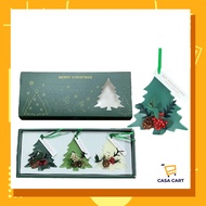 LILIN CASA CART Christmas Aroma Design Aromatherapy Tree Scented Candle Piece Candle Decoration Room