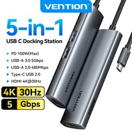 Vention USB C HUB 4K30Hz Type-C to HDMI USB 3.0 PD100W Adapter for Macbook iPad Samsung Laptop Acces