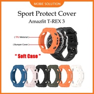 For Amazfit T-rex 3 , Trex 3pro , Amazfit Trex 2 Protective Bumper TPU Soft Case , Glass Screen Prot