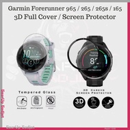 3D Full Cover Screen Protector Tempered Glass Screen Protector Film For Garmin Forerunner 965 265 26