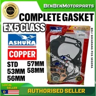 EX5 CLASS / CLASS1 COMPLETE GASKET OVERHAUL GASKET COPPER STD 53MM 56MM 57MM 58MM 100% ORIGINAL ASHU