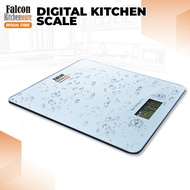 Falcon Kitchenware Baking Scale (Waterproof & Tempered Glass Surface) Digital Weighing Scale Kitchen