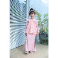 (RAYA SALES)Muslimah Baju Kurung Moden Budak Perempuan Pakai Baju Raya Kanak-Kanak (2y-12y)