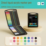 ENMY | ENMY Acrylic Paint Markers Pen Soft Head Direct Liquid Graffiti Painting QuickDry Pigments Ar