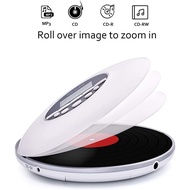 Portable Round Style CD Player Headone HiFi Mic Reproductor 3.5mm Jack English Replay CD Player Walkman CD-R CD-RW MP3